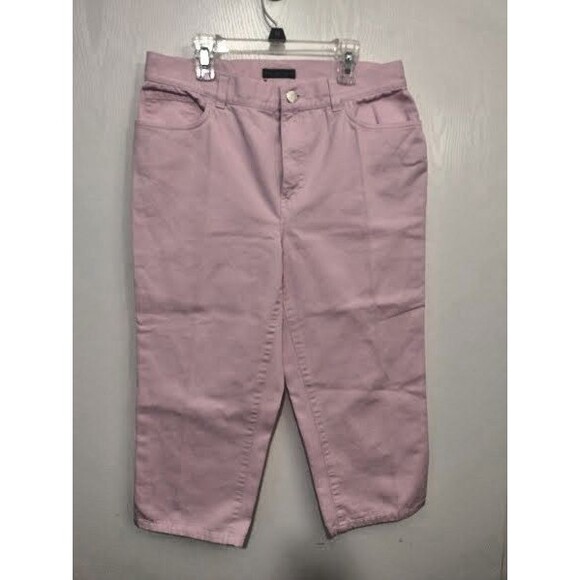 Lauren Ralph Lauren Denim - Ralph Lauren Cropped Capri Modern Straight Jeans Women Sz 10 Pink